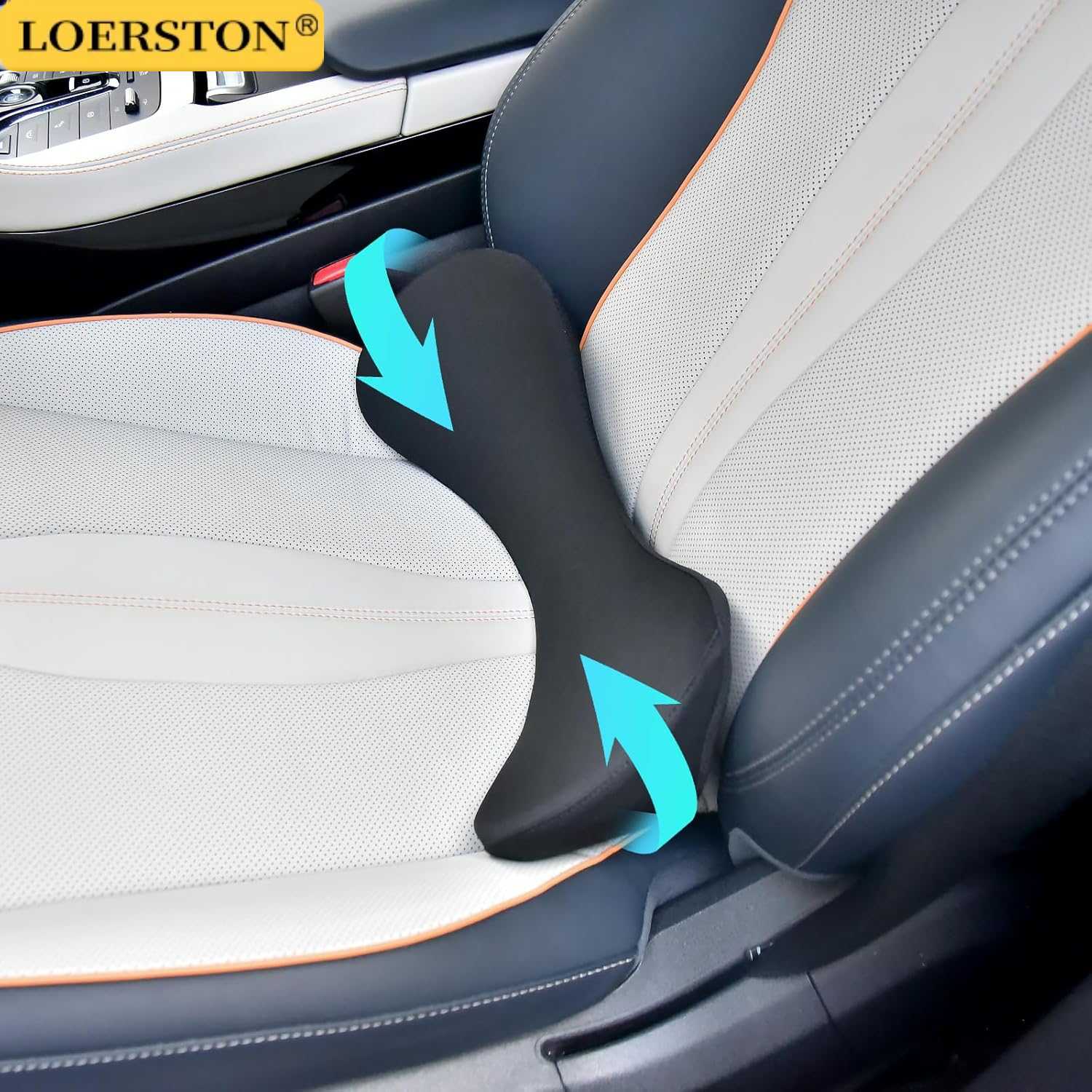 Car Seat Cushion Memory Foam - Almofada de Apoio Lombar Multiuso em