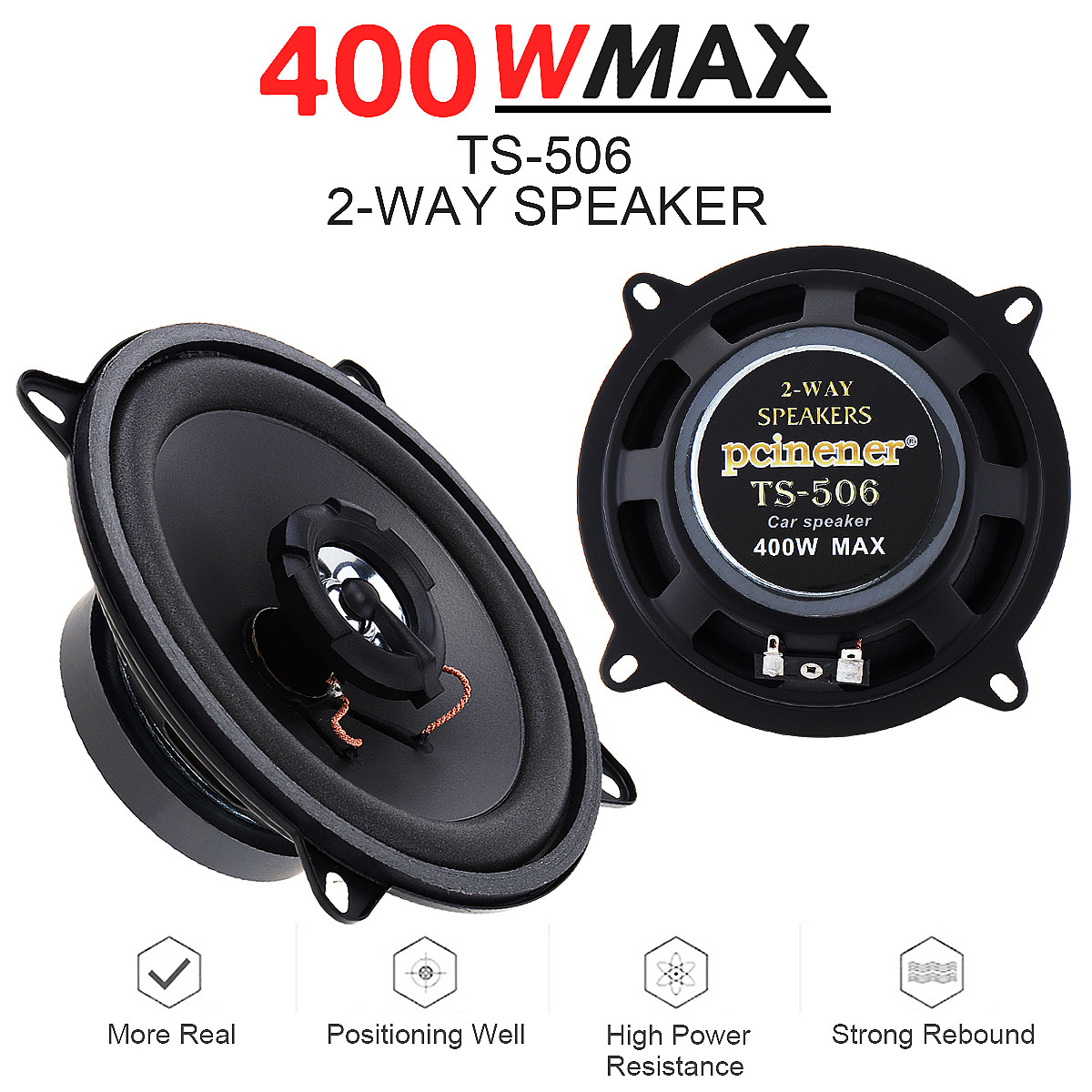 Car Accessories Sound System - 5 Polegada 400w / 500w 2