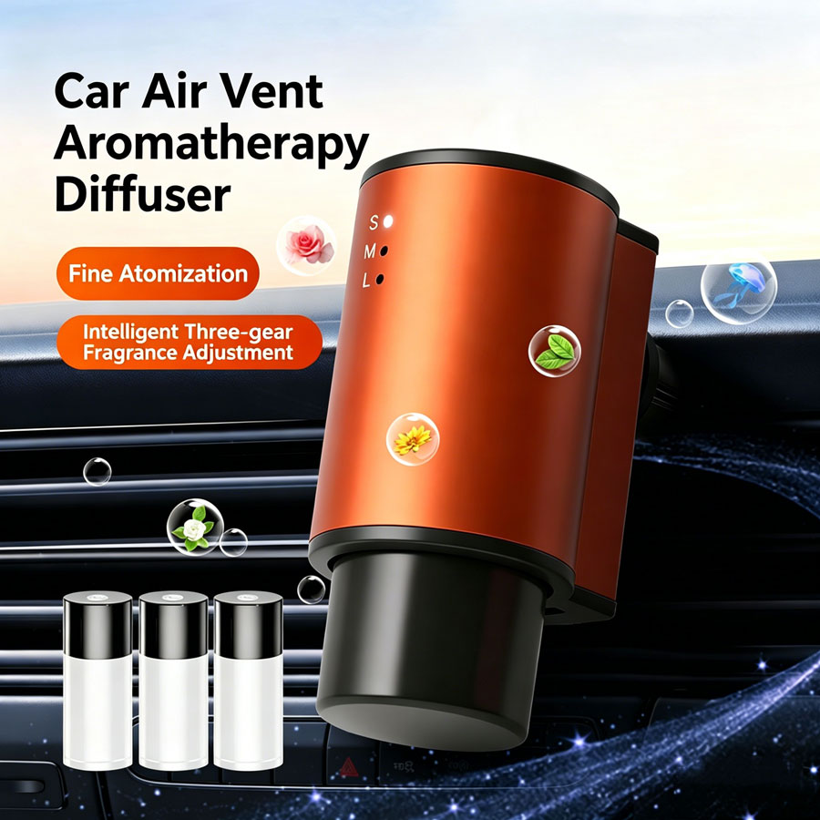 Car Air Freshener Vent - Novo Aromatizador de Carro Inteligente, Difusor