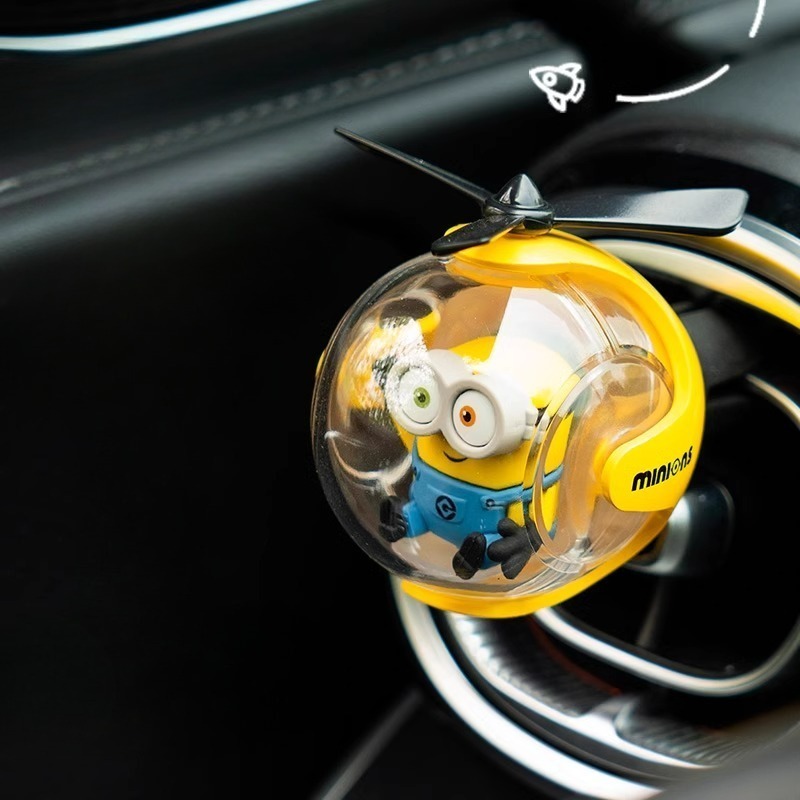 Car Air Freshener Vent - Aromatizador Automotivo Minions, Clipe de Perfume
