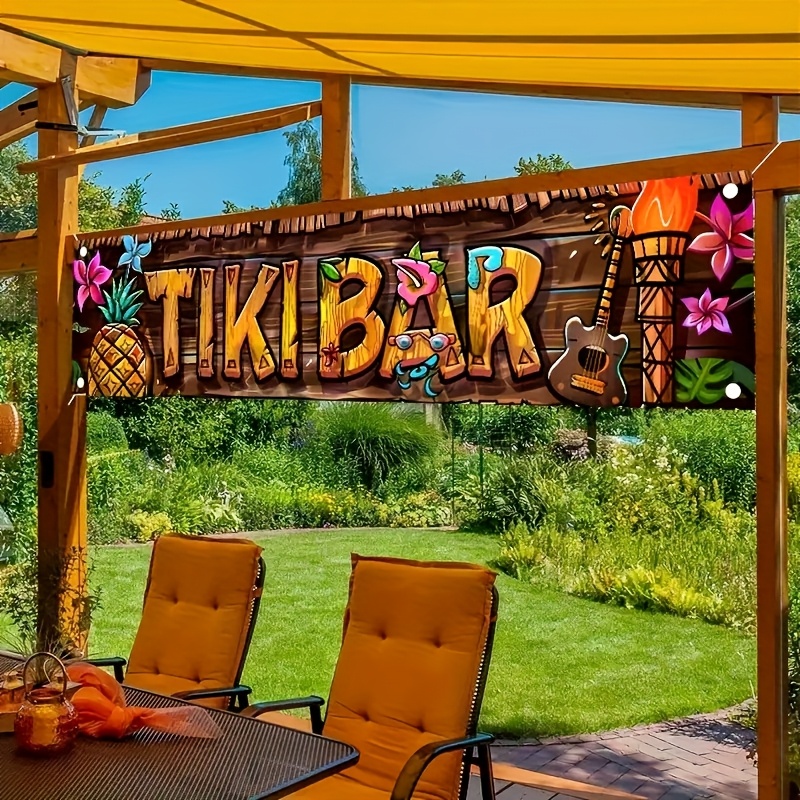Car Accessories Nearby - Tiki bar banner tropical havaiano praia