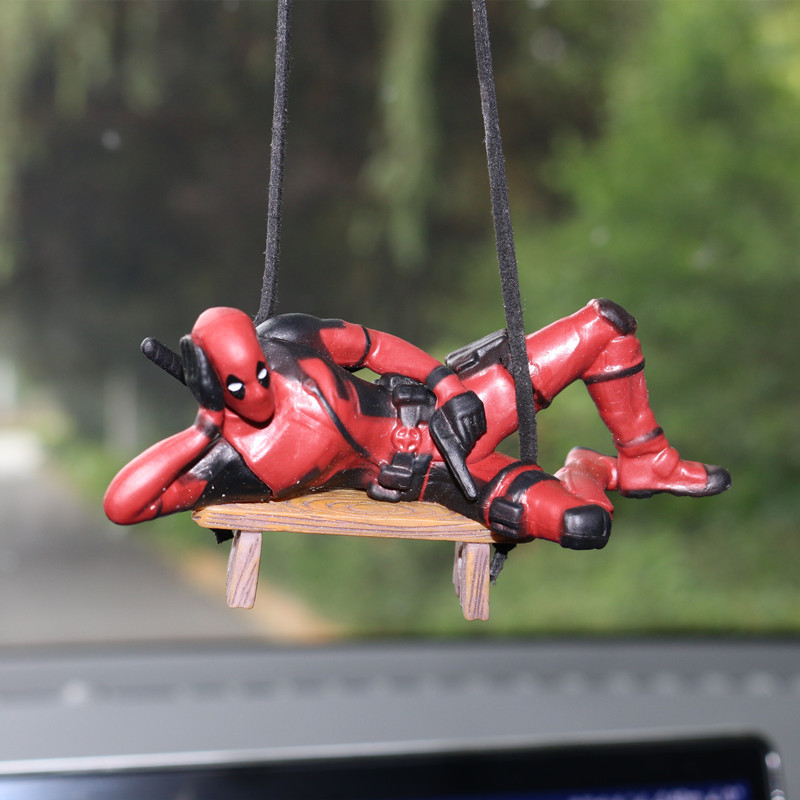 Car Accessories Xmas - Marvel deadpool espelho retrovisor do carro