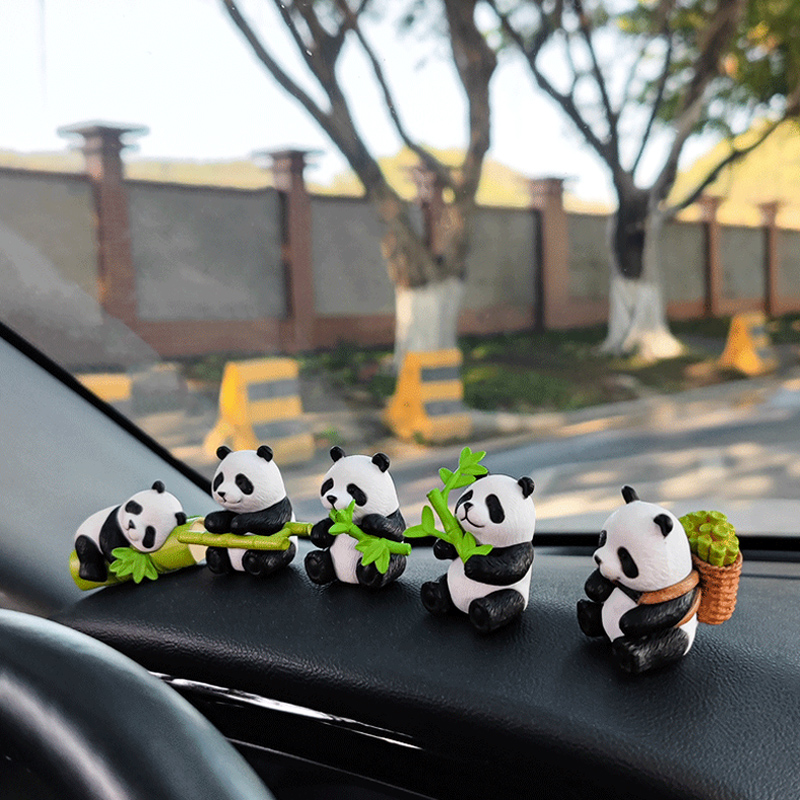 Novo bonito panda design carro - Car Accessories Xmas avaliação e preço