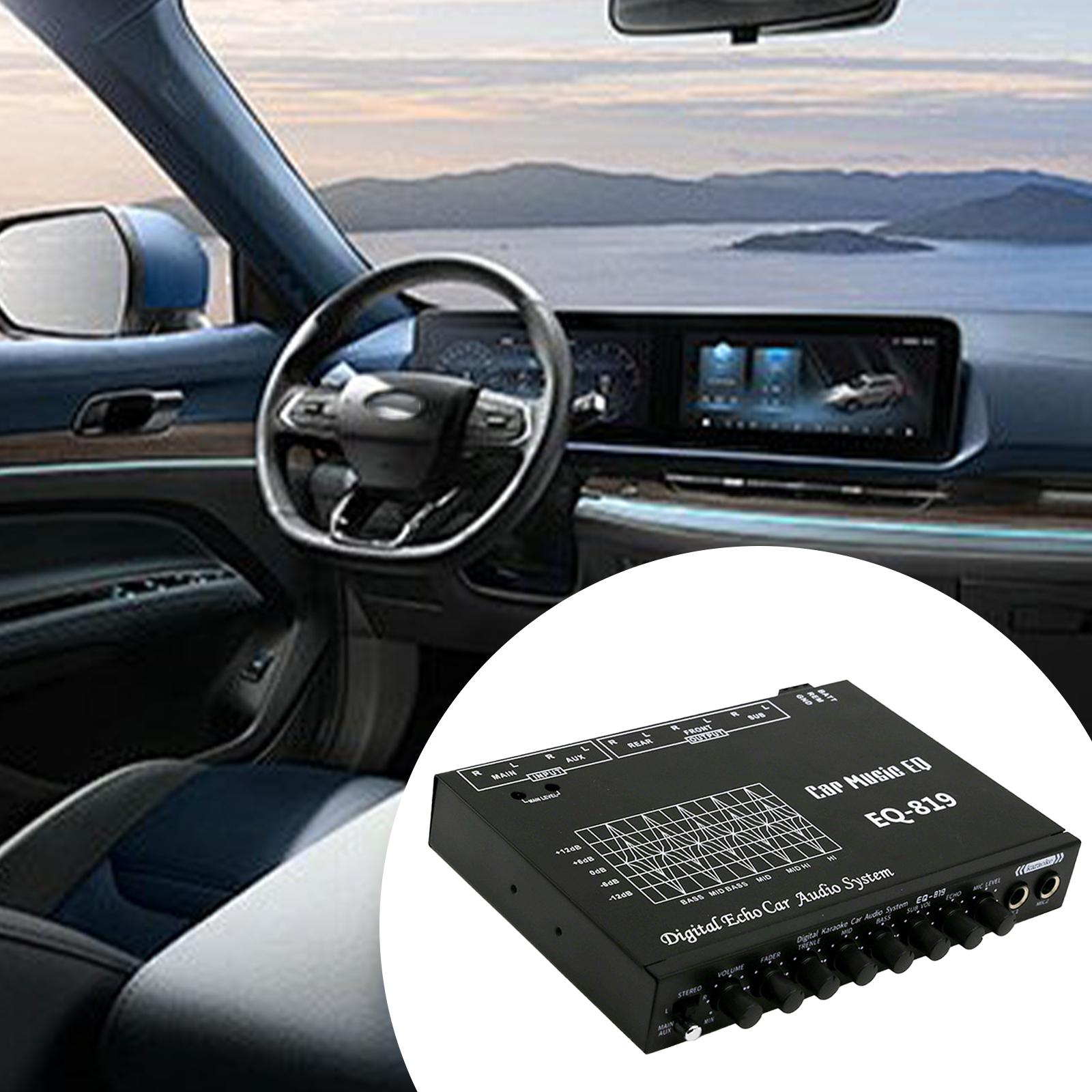 Equalizador de áudio para carr - Car Accessories Sound System avaliação e preço
