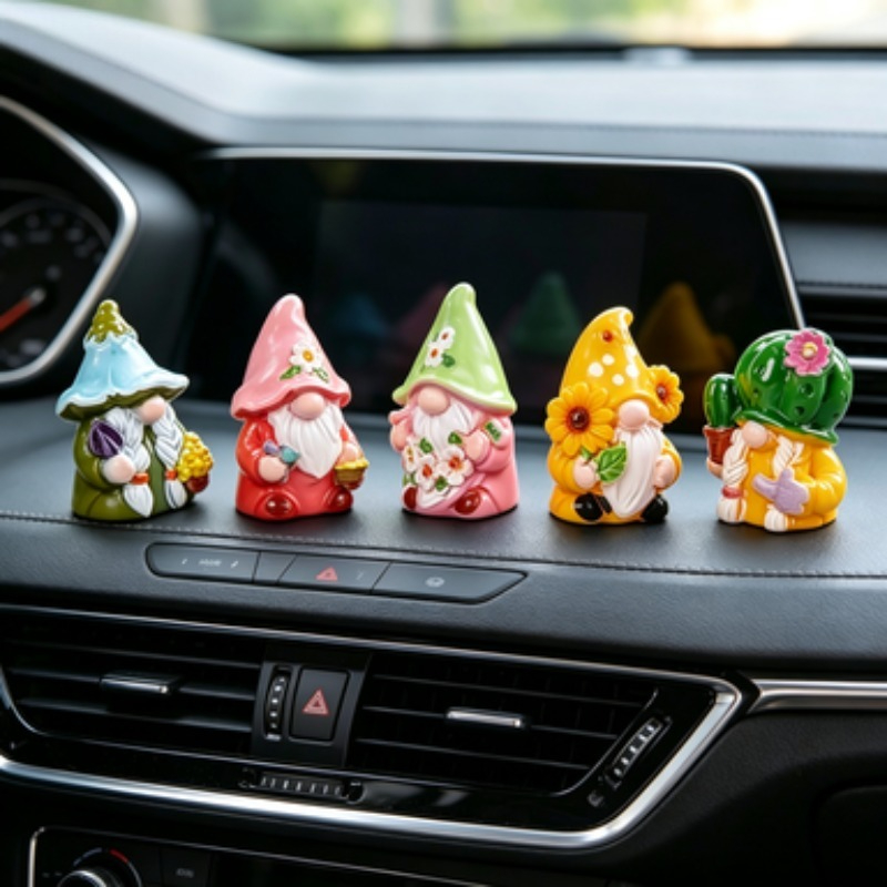 Mini Figuras de Gnomos em Resi - Car Accessories Xmas avaliação e preço