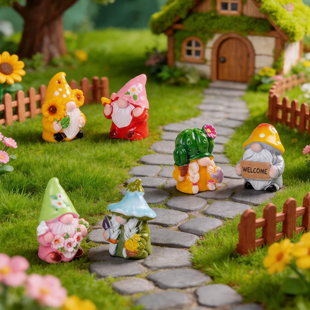 Mini Figuras de Gnomos em Resi - Car Accessories Xmas avaliação e preço