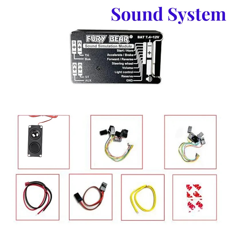 Fury Bear Sound System para RC - Car Accessories Sound System avaliação e preço