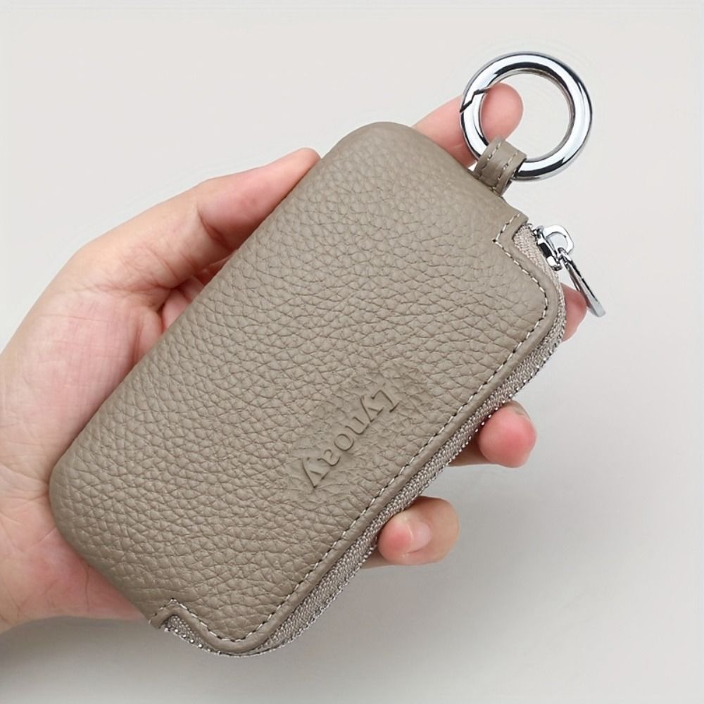 Porta-Chaves Portátil em Couro - Car Accessories List avaliação e preço