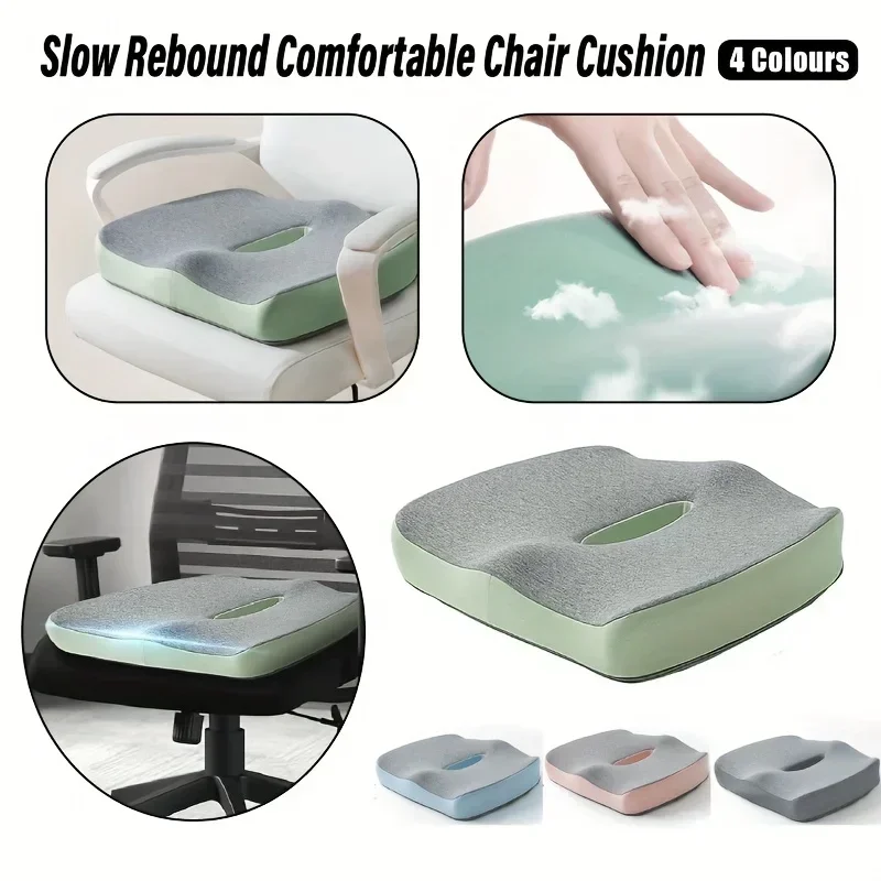 1 almofada de assento em espum - Car Seat Cushion Memory Foam avaliação e preço