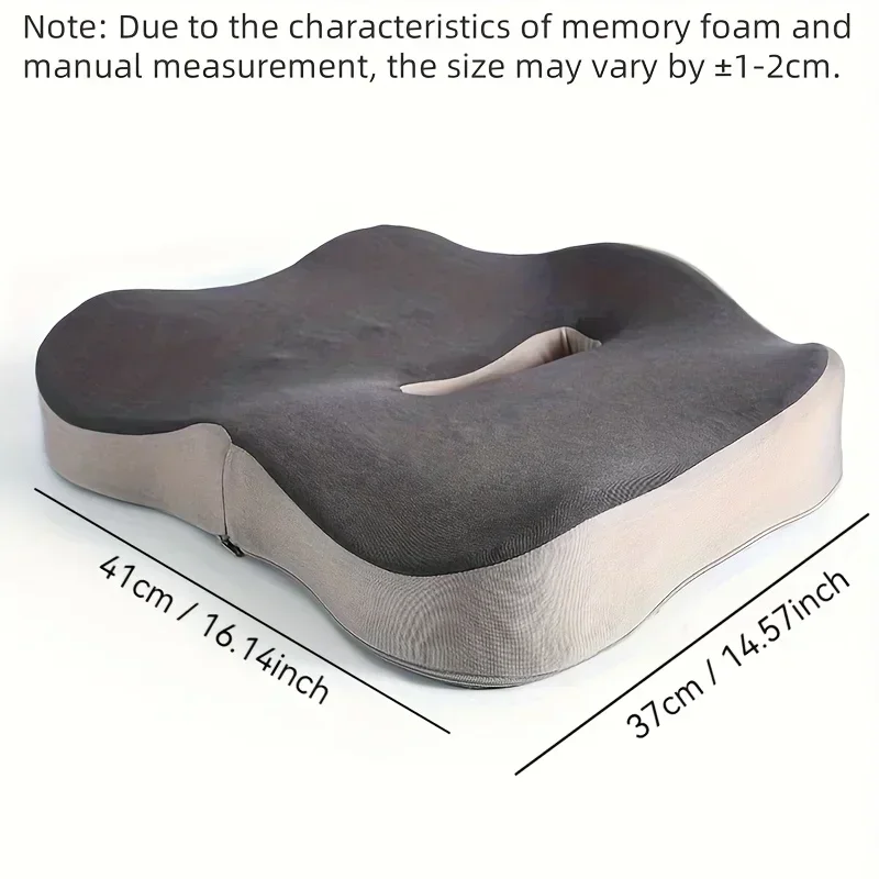 1 almofada de assento em espum - Car Seat Cushion Memory Foam avaliação e preço