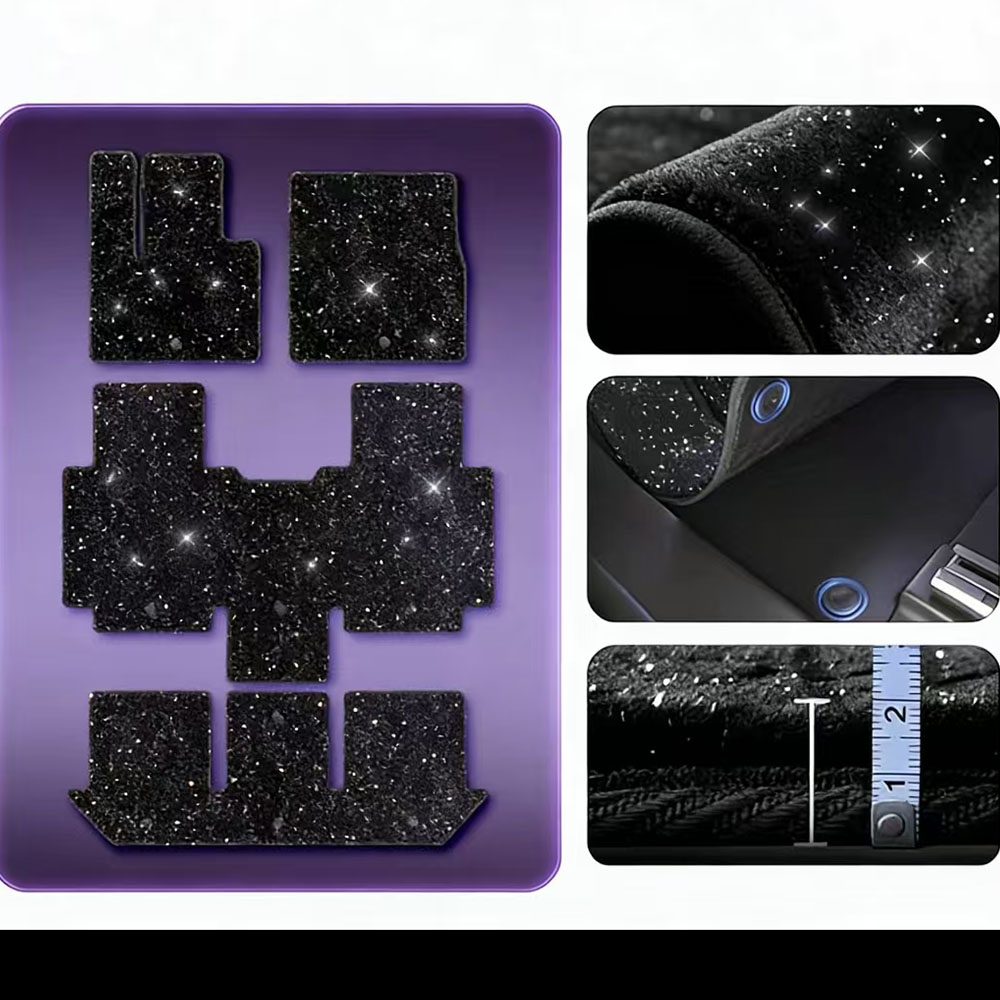 Tapetes de Chão Estrelados par - Car Accessories List avaliação e preço