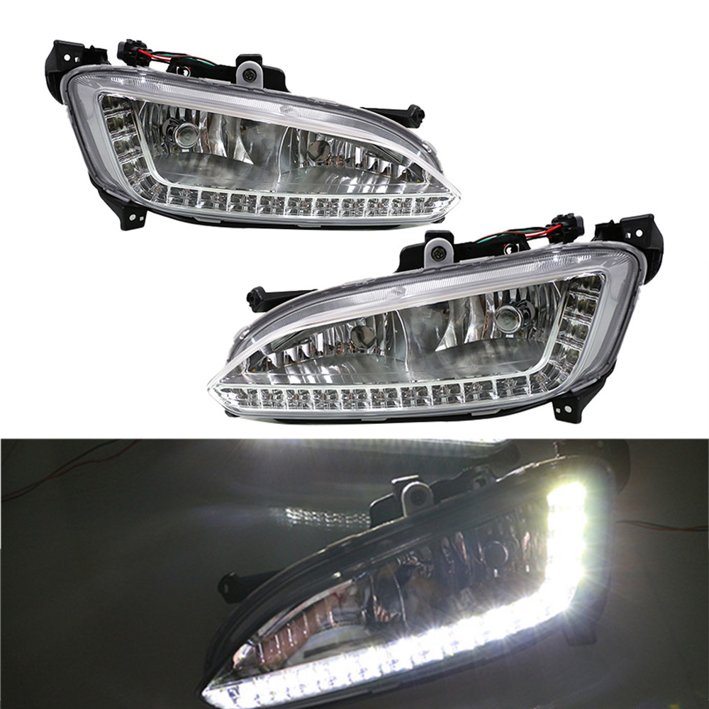 Farol de automóvel led drl luz - Car Accessories Xmas avaliação e preço